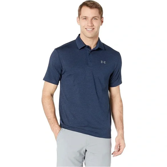 Under Armour Men's UA Playoff Heathered Polo - Picture 1 of 5